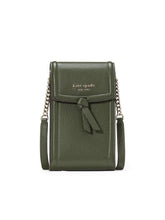 Load image into Gallery viewer, KNOTT PEBBLED LEATHER NS PHONE CROSSBODY