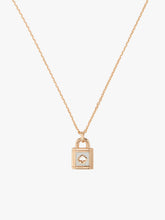 Load image into Gallery viewer, LOCK AND SPADE ENAMEL MINI PENDANT