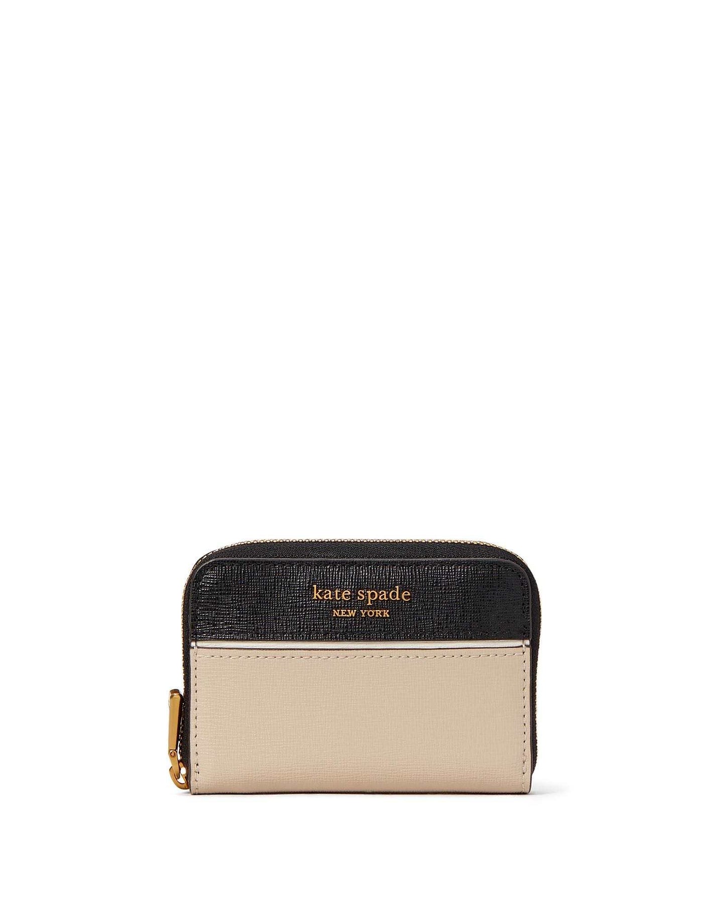 MORGAN COLORBLOCKED ZIP CARD CASE