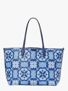 SPADE FLOWER MONOGRAM SUTTON LARGE TOTE