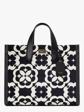 Load image into Gallery viewer, SPADE FLOWER MONOGRAM MANHATTAN CHENILLE LARGE TOTE