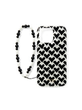 Load image into Gallery viewer, MODERNIST HEARTS IPHONE 14 PRO MAX CASE WITH WRISTLET