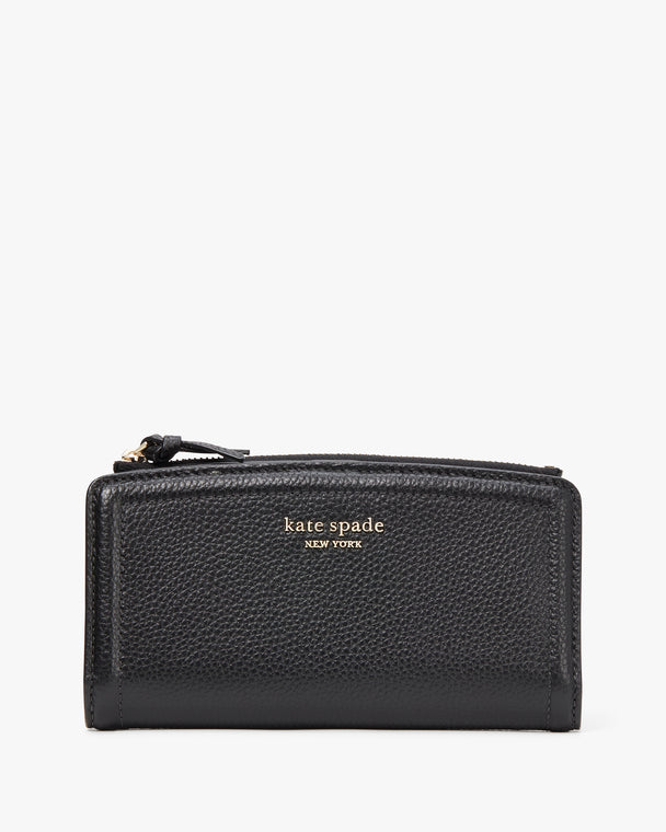 kate spade new york small bifold bicolor leather wallet