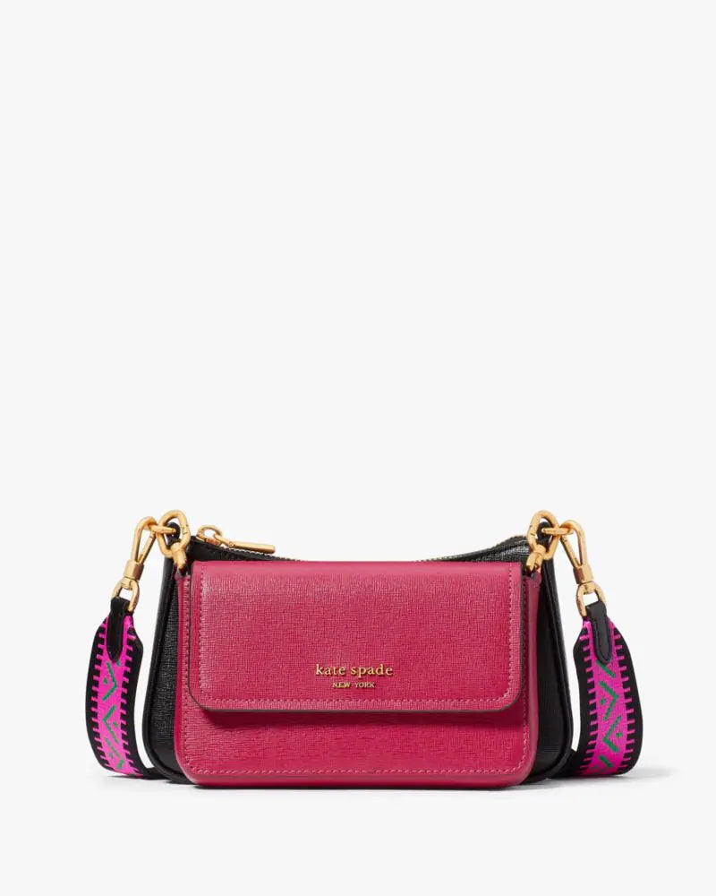 DOUBLE UP COLORBLOCKED CROSSBODY
