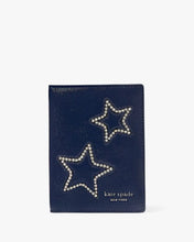 Load image into Gallery viewer, STARLIGHT PATENT SAFFIANO LEATHER PASSPORT HOLDER