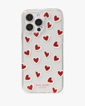 Load image into Gallery viewer, HEARTS GLITTER PRINTED IPHONE 14 PRO MAX CASE