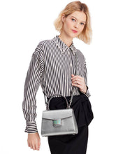 Load image into Gallery viewer, KNOTT COLORBLOCKED MEDIUM CROSSBODY TOTE