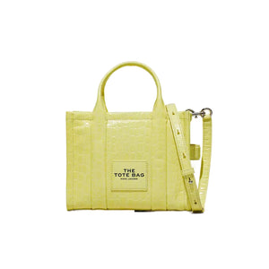 THE CROC-EMBOSSED SMALL TOTE BAG