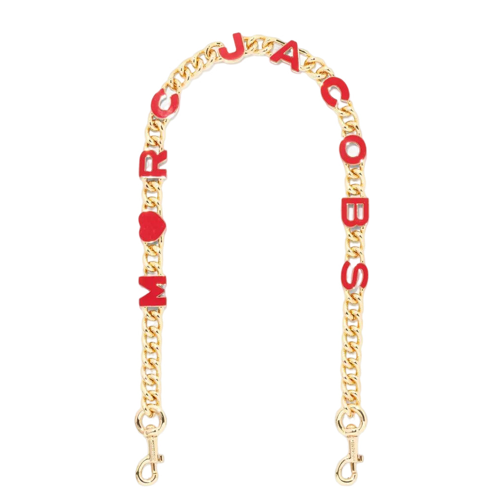 THE HEART CHARM CHAIN SHOULDER STRAP