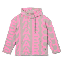 Load image into Gallery viewer, THE MONOGRAM OVERSIZED HOODIE C632P26SP22296 TAUPE/PINK