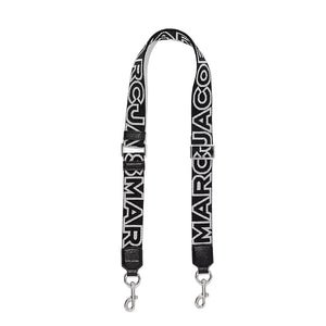 THE THIN OUTLINE LOGO WEBBING STRAP 2S3SST002S02018 BLACK/SILVER