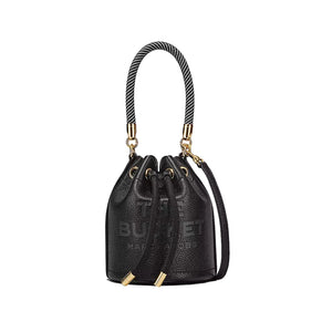 THE LEATHER MICRO BUCKET BAG
