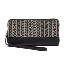 Load image into Gallery viewer, THE MONOGRAM JACQUARD CONTINENTAL WRISTLET WALLET