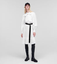 Load image into Gallery viewer, KL PLEATED HEM SHIRT DRESS