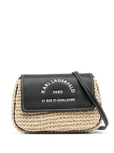 Load image into Gallery viewer, RUE ST-GUILLAUME RAFFIA CROSSBODY
