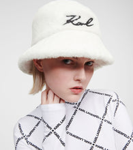 Load image into Gallery viewer, K/SIGNATURE FAUX-FUR BUCKET HAT