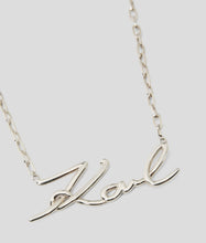 Load image into Gallery viewer, K/SIGNATURE SILVER NECKLACE