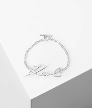 Load image into Gallery viewer, K/SIGNATURE SILVER BRACELET