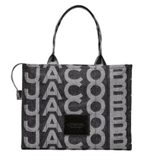 Load image into Gallery viewer, THE MONOGRAM DENIM LARGE TOTE