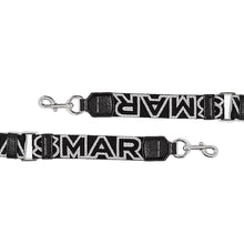 Load image into Gallery viewer, THE THIN OUTLINE LOGO WEBBING STRAP 2S3SST002S02018 BLACK/SILVER