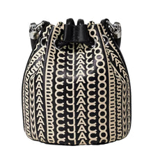 Load image into Gallery viewer, THE MONOGRAM LEATHER MICRO BUCKET BAG