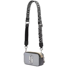 Load image into Gallery viewer, THE THIN OUTLINE LOGO WEBBING STRAP 2S3SST002S02018 BLACK/SILVER