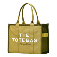 Load image into Gallery viewer, THE COLORBLOCK LARGE TOTE BAG H073M01RE21373 SLATE GREEN MULTI
