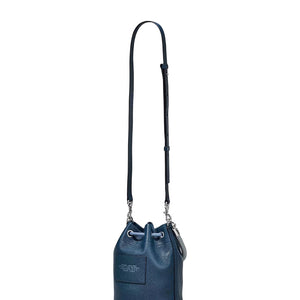 THE LEATHER BUCKET BAG H652L01PF22426 BLUE SEA