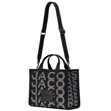 Load image into Gallery viewer, THE STUDDED MONOGRAM MEDIUM TOTE BAG