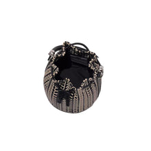 Load image into Gallery viewer, THE MONOGRAM LEATHER MICRO BUCKET BAG H653L03FA22005 BLACK/WHITE