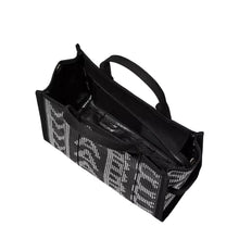Load image into Gallery viewer, THE STUDDED MONOGRAM MEDIUM TOTE BAG