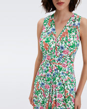 Load image into Gallery viewer, DVF ACE DRESS VINTAGE FLORAL IVORY