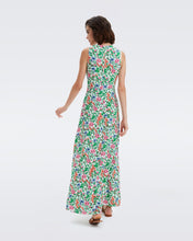 Load image into Gallery viewer, DVF ACE DRESS VINTAGE FLORAL IVORY