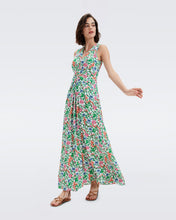 Load image into Gallery viewer, DVF ACE DRESS VINTAGE FLORAL IVORY