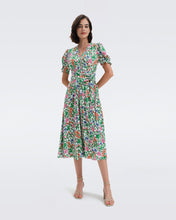 Load image into Gallery viewer, DVF SAMMIE DRESS VINTAGE FLORAL IVORY