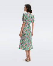 Load image into Gallery viewer, DVF SAMMIE DRESS VINTAGE FLORAL IVORY