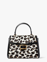 Load image into Gallery viewer, KATY LEOPARD HAIRCAFT MEDIUM TOP HANDLE