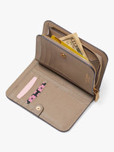 Load image into Gallery viewer, SPADE FLOWER MONOGRAM COATED CANVAS COMPACT WALLET