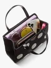 Load image into Gallery viewer, SAM ICON PEARL EMBELLISHED NYLON SMALL TOTE