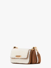 Load image into Gallery viewer, MORGAN SHEARLING AND PEBBLED LEATHER DOUBLE UP CROSSBODY