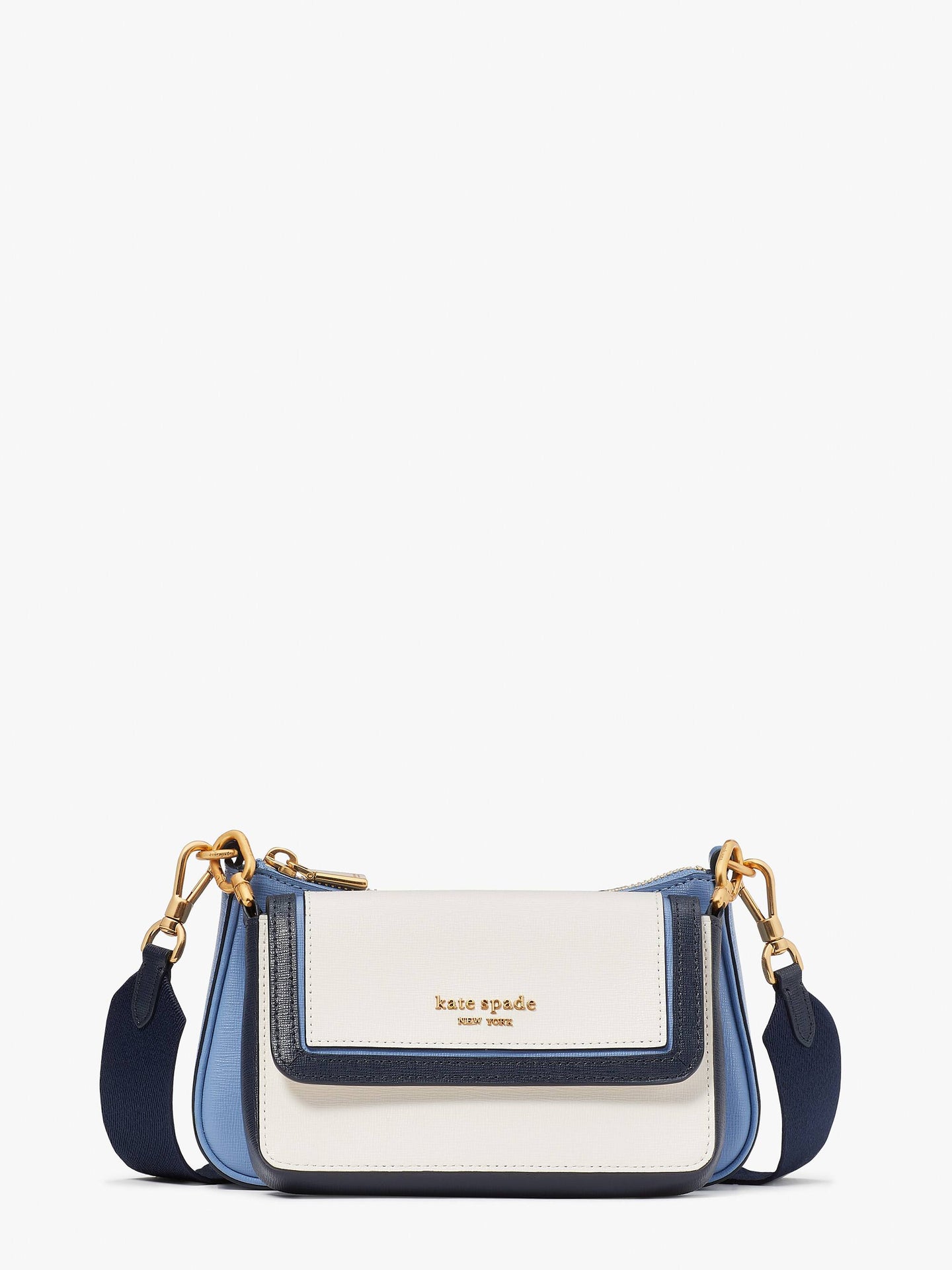 MORGAN COLORBLOCKED DOUBLE UP CROSSBODY