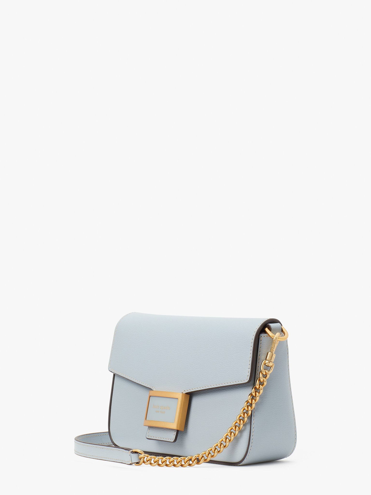 Petal Saffiano Leather Flap Chain Bag