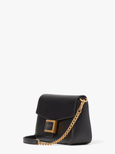 Load image into Gallery viewer, KATY TEXTURED LEATHER FLAP CHAIN CROSSBODY