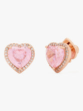 Load image into Gallery viewer, MY LOVE PAVE HEART STUDS