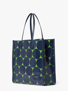 Gotham Patio Tile Canvas Large Tote