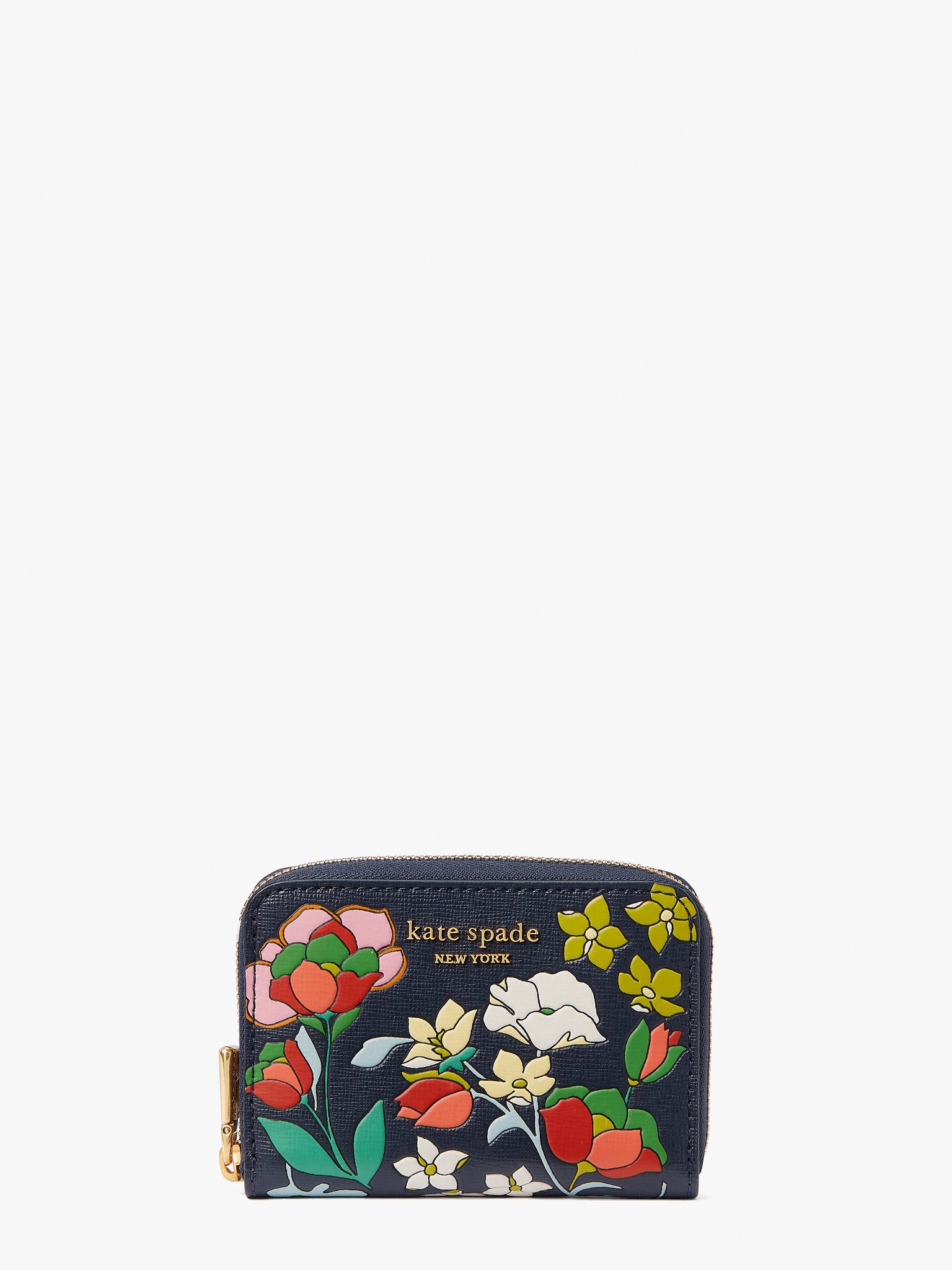 Morgan Flower Bed Embossed Compact Wallet