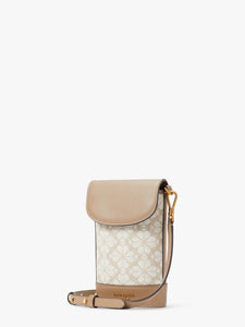 SPADE FLOWER JACQUARD NS CROSSBODY