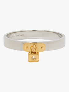 LOCK AND SPADE CHARM BANGLE