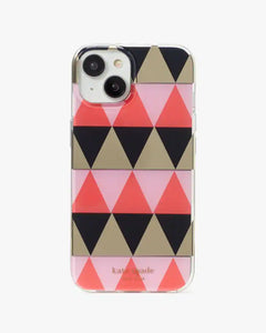 TRIANGLES MIRROR PRINTED IPHONE 14 CASE