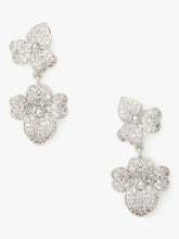Load image into Gallery viewer, PRECIOUS PANSY PAVÌĉۡ STATEMENT DROP EARRINGS